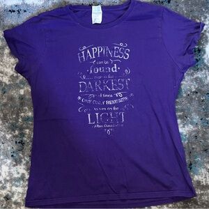 Harry Potter Vintage Purple Happiness Tee